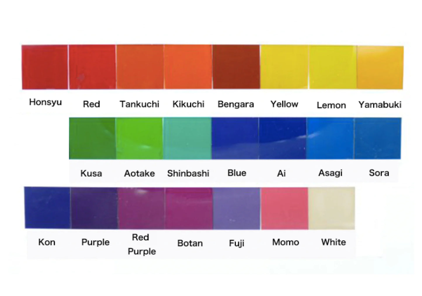 Laque Urushi coloré 50grs-100grs… 色漆(艶有朱合 / Urushi au pigment 1:1 ratio